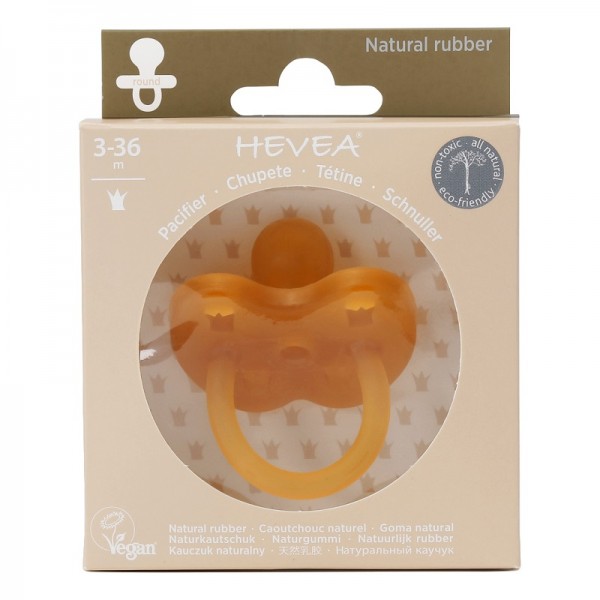 SUCETTE EN CAOUTCHOUC NATUREL RONDE -...