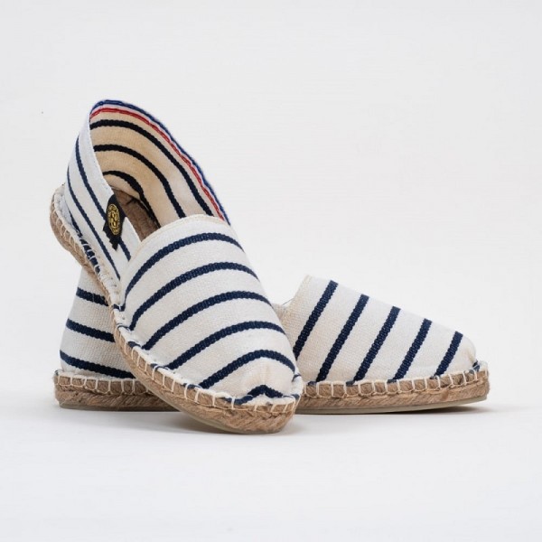 ESPADRILLES MARINIERES BLEUE MADE IN FRANCE - ART OF SOULE - LE MOUTON A 3 PATTES - 1