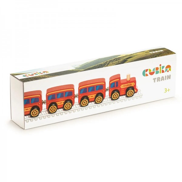 TRAIN EN BOIS - CUBIKA - LE MOUTON A 3 PATTES