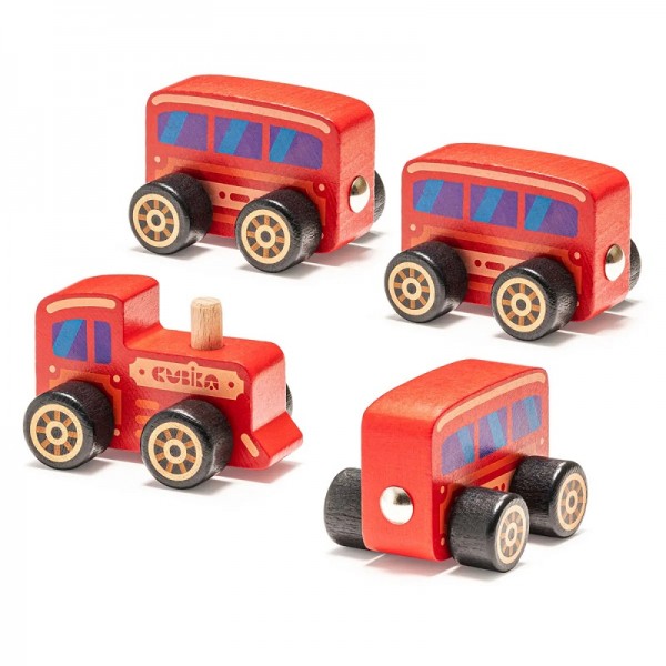 TRAIN EN BOIS - CUBIKA
