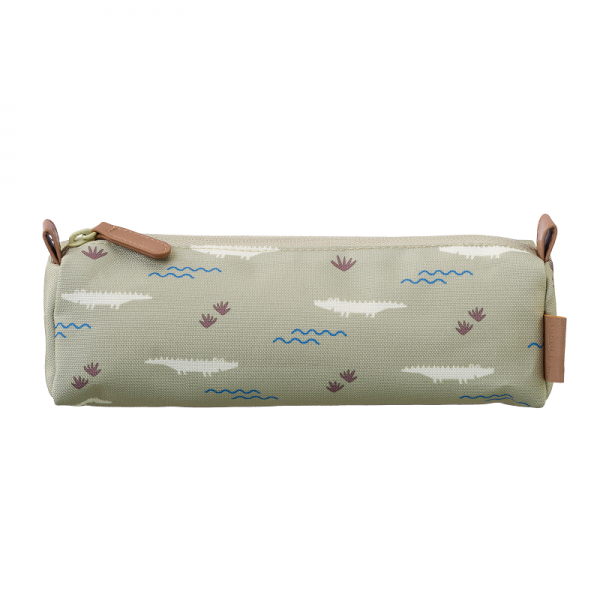 TROUSSE D'ECOLIER CROCODILES VERTE - FRESK - LE MOUTON A 3 PATTES