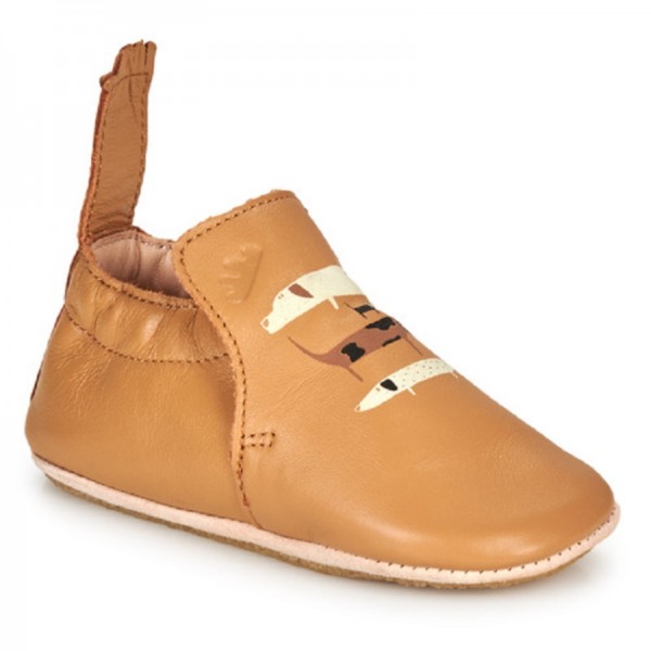 CHAUSSONS BLUBLU CHIENS CAMEL - EASY PEASY - LE MOUTON A 3 PATTES