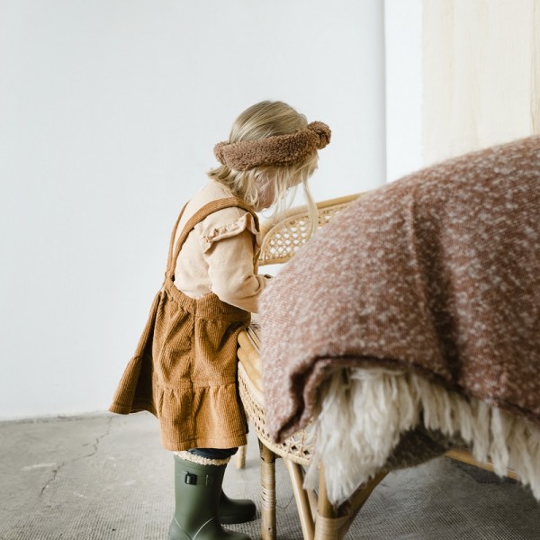 ROBE HEDGE EN VELOURS CARAMEL- BEANS...