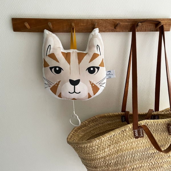 COUSSIN MUSICAL CHAT - CAROTTE ET CIE