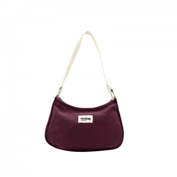 SAC BAGUETTE ROMY COTON BIO PRUNE -...
