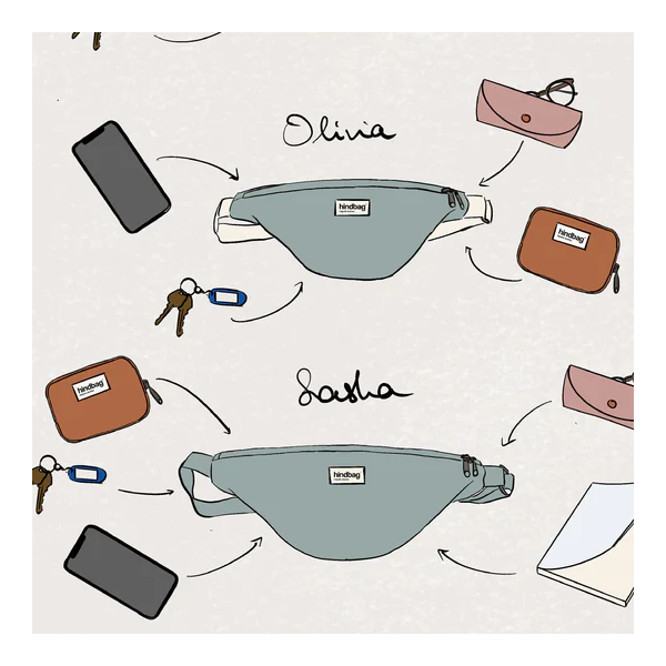 SAC BANANE SASHA COTON BIO SIENNE -...