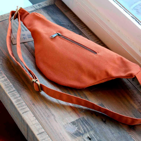 SAC BANANE SASHA COTON BIO SIENNE -...