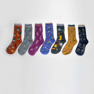 BOITE DE 7 PAIRES DE CHAUSSETTES BAMBOU JARDIN NATURE - THOUGHT - LE MOUTON A 3 PATTES - 1 2