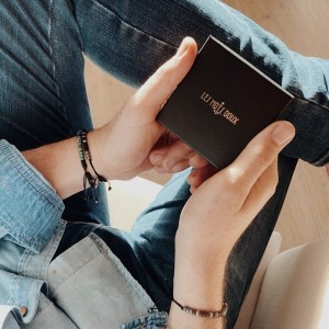 BRACELET HOMME CODE MORSE JE T AIME - LES MOTS DOUX - LE MOUTON A  3 PATTES - 1 2