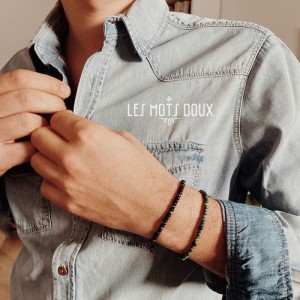 BRACELET HOMME CODE MORSE PAPA - LES MOTS DOUX - LE MOUTON A 3 PATTES - 1 2