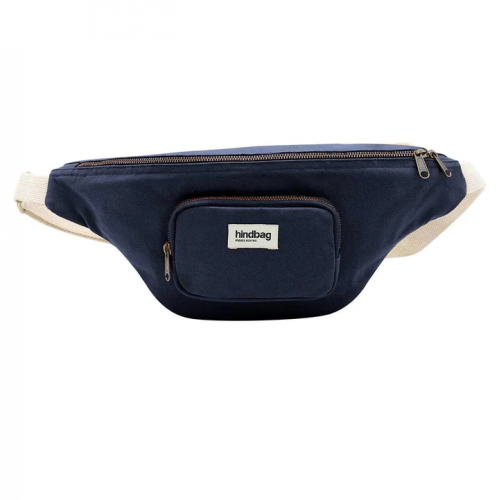 SAC BANANE SOFIA XL COTON BIO NAVY - HINDBAG - LE MOUTON A 3 PATTES - 2