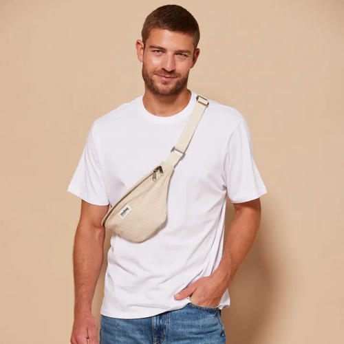 SAC BANANE OLIVIA COTON BIO JUTE - HINDBAG - LE MOUTON A 3 PATTES - 1