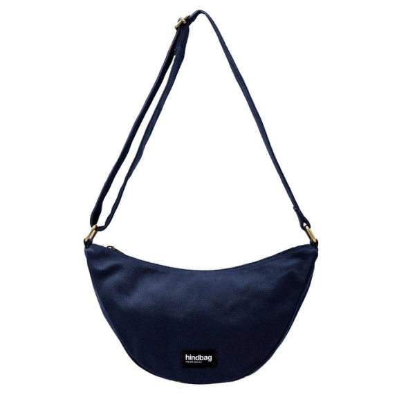 SAC BANANE ANDREA COTON BIO NAVY - HINDBAG - LE MOUTON A 3 PATTES - 2