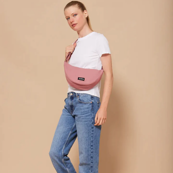 SAC BANANE ANDREA COTON BIO BLUSH - LE MOUTON A 3 PATTES - 2