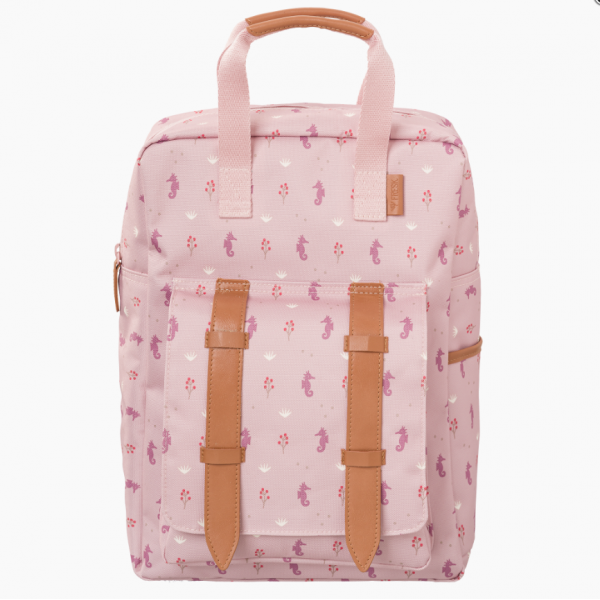 GRAND SAC A DOS HIPPOCAMPE  ROSE - FRESK