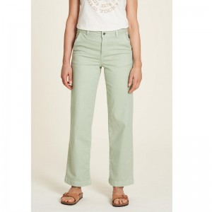 JEAN COUPE LARGE COTON BIO VERT PASTEL - TRANQUILLO - LE MOUTON A 3 PATTES - 1 2