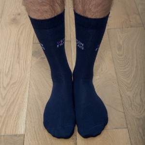 CHAUSSETTES MI HAUTES BLEU...