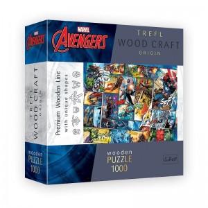 PUZZLE BOIS MARVEL 1000P -...
