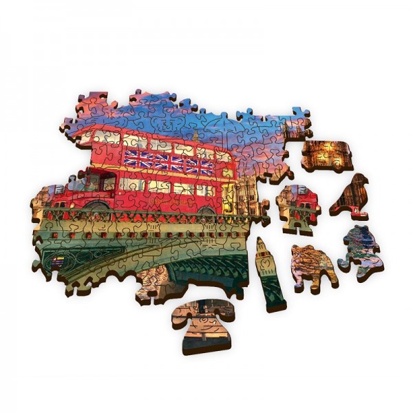 PUZZLE BOIS LONDON 500P - ABI GAMES