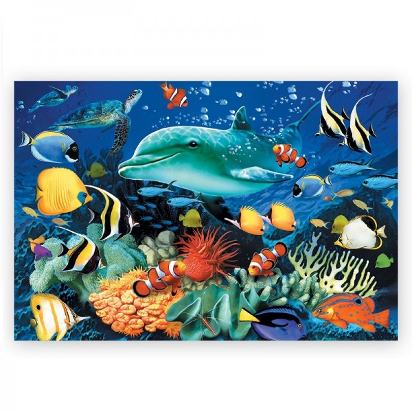 PUZZLE BOIS SEA LIFE 500P - ABI GAMES