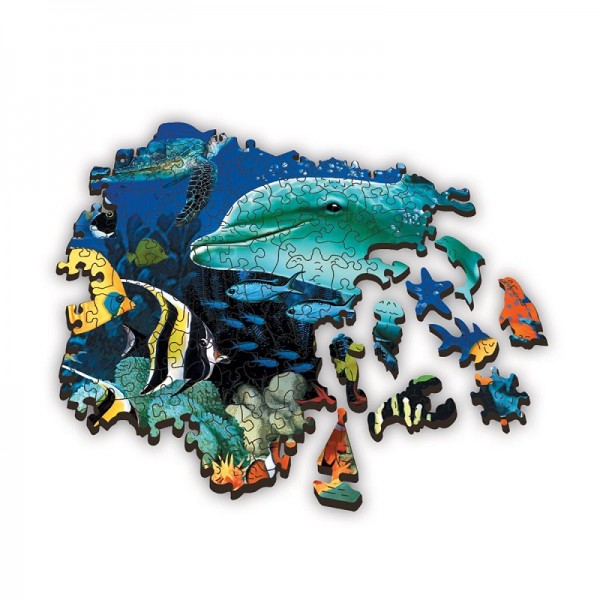 PUZZLE BOIS SEA LIFE 500P - ABI GAMES