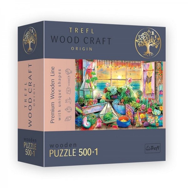 PUZZLE BOIS BEACH HOUSE 500P - ABI GAMES