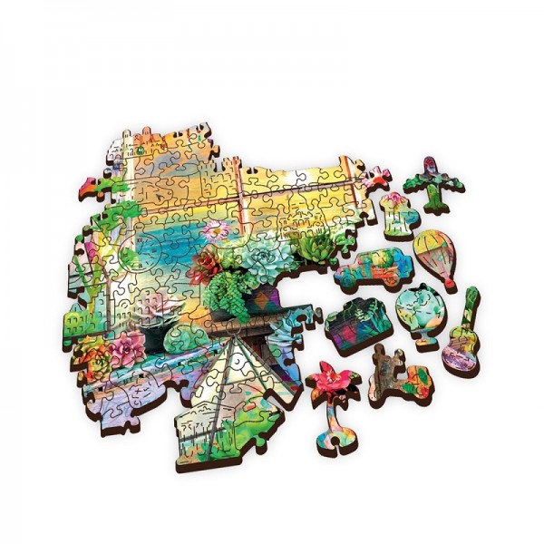 PUZZLE BOIS BEACH HOUSE 500P - ABI GAMES