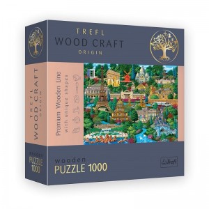 PUZZLE BOIS FRANCE 1000P -...