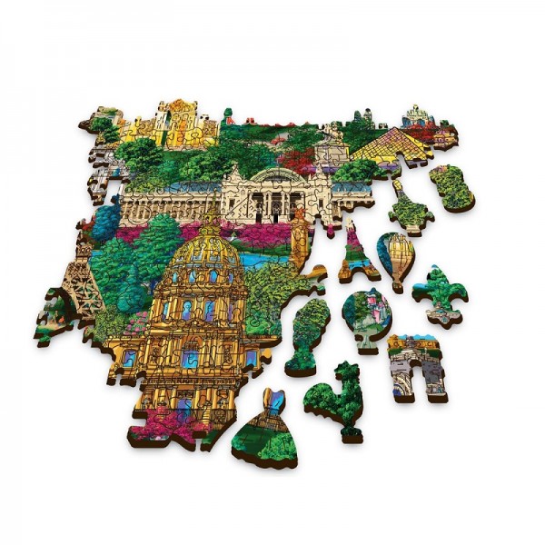 PUZZLE BOIS FRANCE 1000P - ABI GAMES