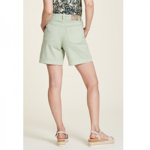 SHORT EN DENIM COTON BIO VERT PASTEL - TRANQUILLO - LE MOUTON A 3 PATTES - 2