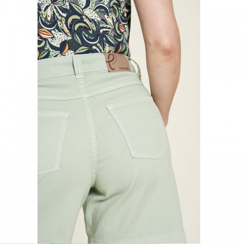SHORT EN DENIM COTON BIO VERT PASTEL - TRANQUILLO - LE MOUTON A 3 PATTES - 3