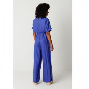 COMBINAISON ALAIA ECOVISCOSE UNIE BLEU ELECTRIQUE - SKFK - LE MOUTON A 3 PATTES - 1 2