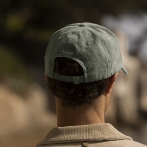 CASQUETTE COTON VERT - FAGUO - LE MOUTON A 3 PATTES - 1 2