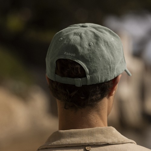 CASQUETTE COTON VERT - FAGUO - LE MOUTON A 3 PATTES - 2