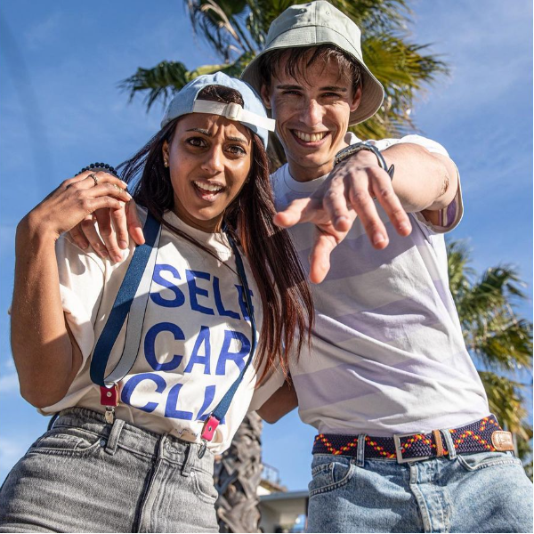 CEINTURE TRESSEE ORANGE - VERTICAL L...