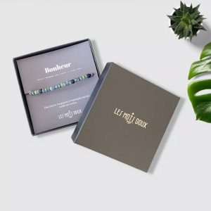 BRACELET HOMME CODE MORSE BONHEUR - LES MOTS DOUX - LE MOUTON A 3 PATTES - 1