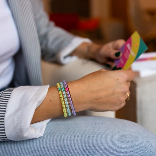 BRACELET MAKE A WISH BLEU CIEL VERT - LES MOTS DOUX - LE MOUTON A 3 PATTES - 2
