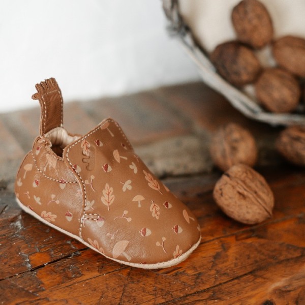 CHAUSSONS BLUBLU MARRONS CHAMPIGNONS...