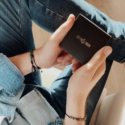 BRACELET HOMME CODE MORSE PADRE - LES MOTS DOUX - LE MOUTON A 3 PATTES - 3